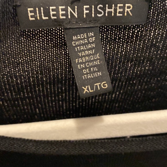 Eileen Fisher 100% Merino Wool slight A-line tunic, 3/4 sleeves, barely worn. - Picture 8 of 8